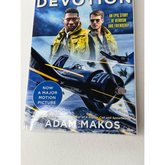 Devotion Adam Makos Book Teen Novel Historical Biography Pilots Friends Navy War - Picture 3 of 7